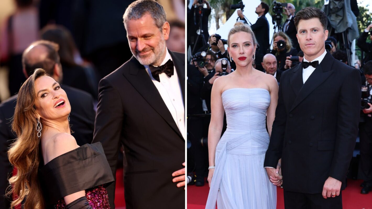 Mariska Hargitay and Peter Hermann, Scarlett Johansson and Colin Jost at the 2025 Cannes Film Festival