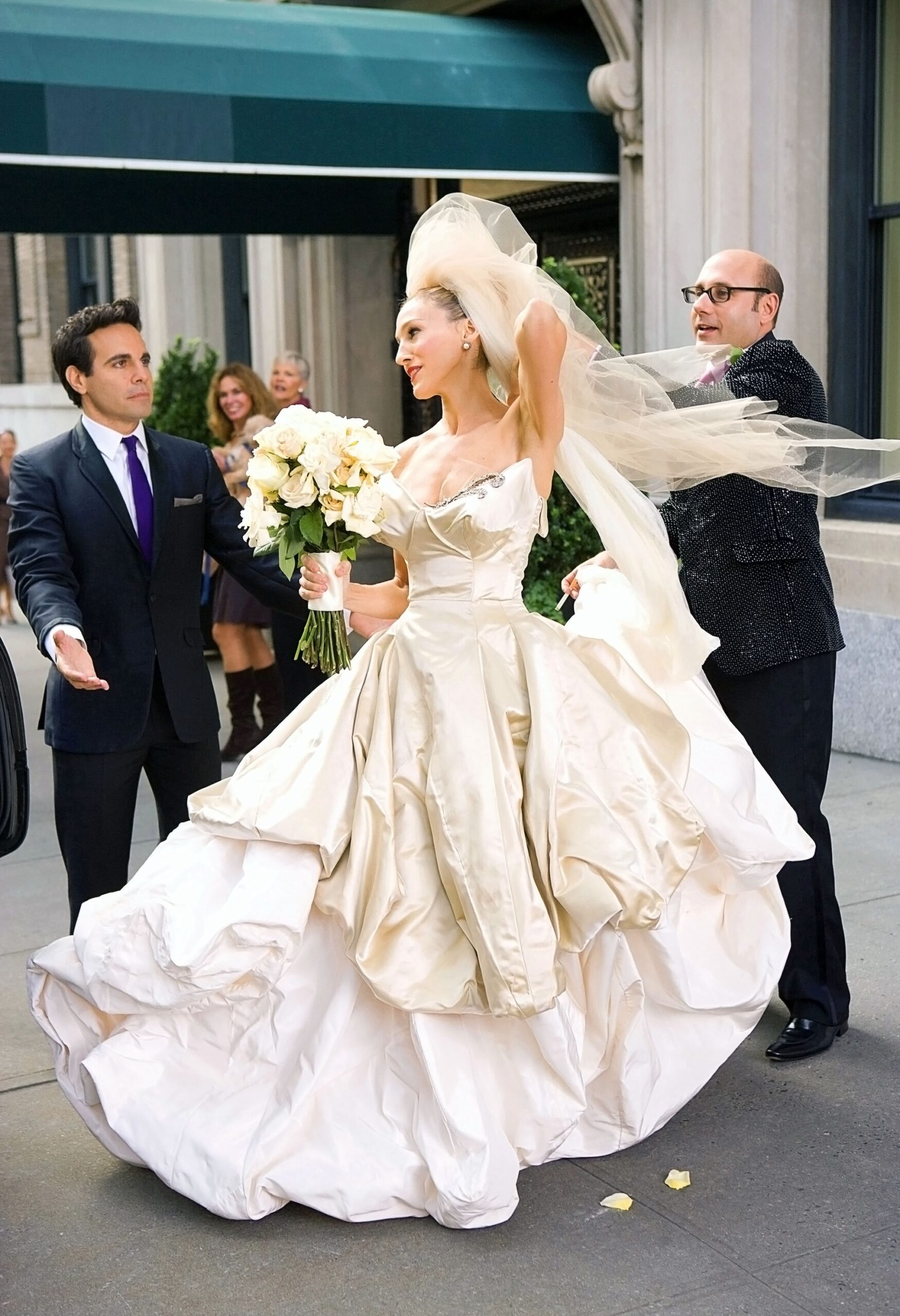 Mario Cantone, Sarah Jessica Parker, Willie Garson in 'Sex and the City: The Movie'