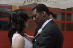 Melissa Ponzio and Eamonn Walker on 'Chicago Fire'