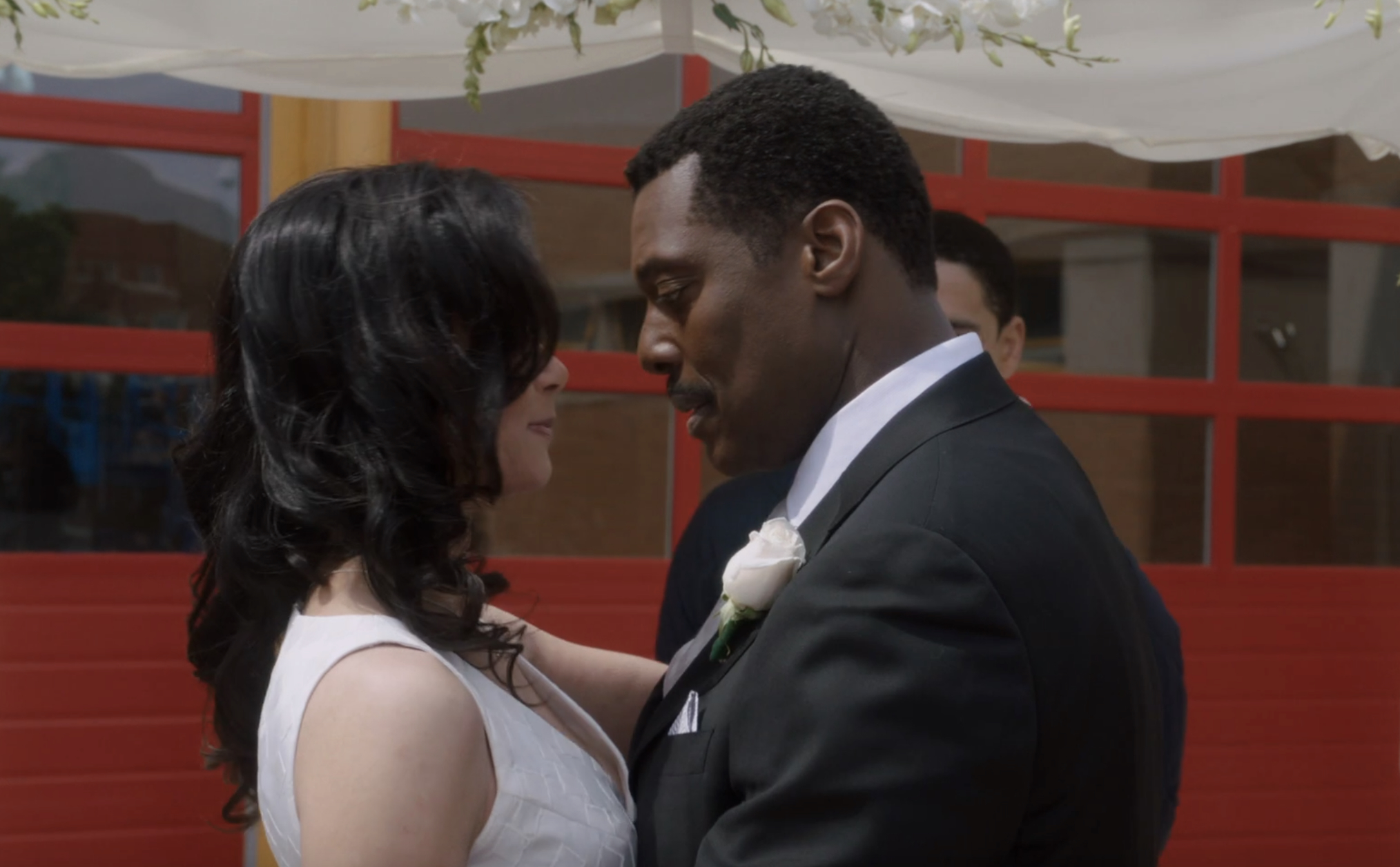 Eamonn Walker and Melissa Ponzio on 'Chicago Fire'