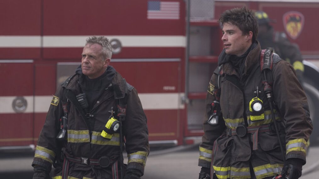 David Eigenberg as Christopher Herrmann, Michael Bradway As Jack Damon — 'Chicago Fire' Season 13 Finale 