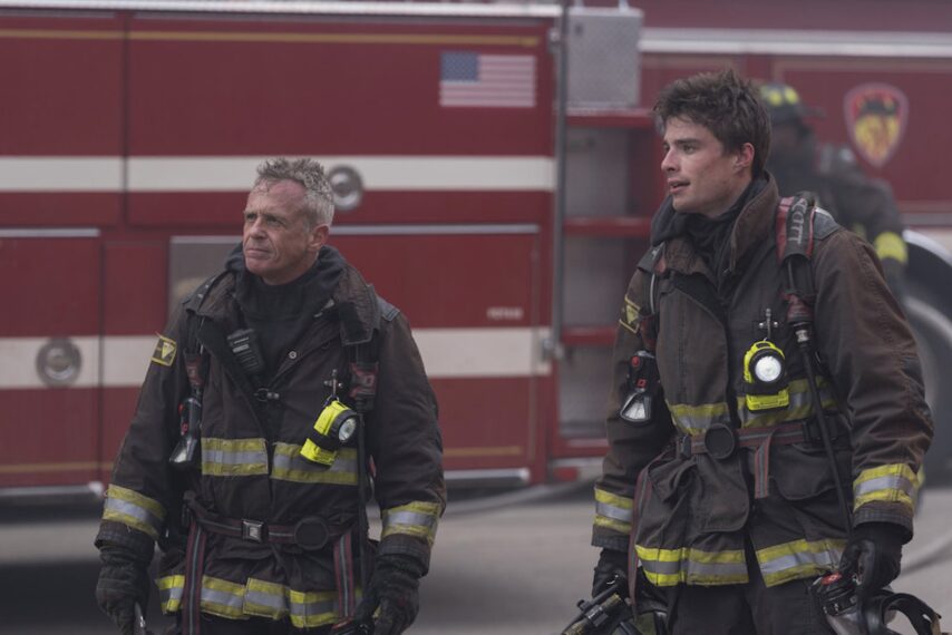 David Eigenberg as Christopher Herrmann, Michael Bradway As Jack Damon — 'Chicago Fire' Season 13 Finale