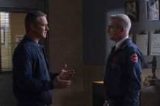 Taylor Kinney as Kelly Severide, Dermot Mulroney as Chief Dom Pascal — 'Chicago Fire' Season 13 Finale 'It Had to End This Way'