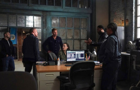 Benjamin Levy Aguilar as Dante Torres, Jason Beghe as Hank Voight, Patrick John Flueger as Officer Adam Ruzek, Marina Squerciati as Officer Kim Burgess, LaRoyce Hawkins as Officer Kevin Atwater — 'Chicago P.D.' Season 12 Episode 8