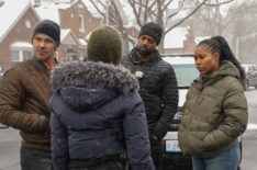 Patrick John Flueger as Officer Adam Ruzek, LaRoyce Hawkins as Officer Kevin Atwater, Toya Turner as Kiana Cook — 'Chicago P.D.' Season 12 Episode 18 'Demons'