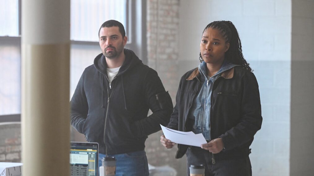 Benjamin Levy Aguilar as Dante Torres, Toya Turner as Kiana Cook — 'Chicago P.D.' Season 12 Finale 