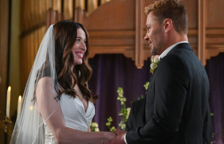 Marina Squerciati as Officer Kim Burgess, Patrick John Flueger as Officer Adam Ruzek in 'Chicago P.D.' Season 12