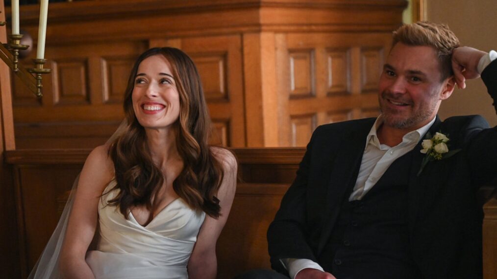 Marina Squerciati as Officer Kim Burgess, Patrick John Flueger as Officer Adam Ruzek — 'Chicago P.D.' Season 12 Finale 