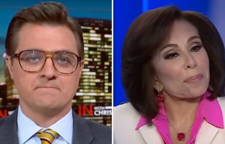 Chris Hayes and Jeanine Pirro