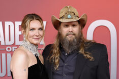 Morgane Stapleton and Chris Stapleton attend the 60th Academy of Country Music Awards
