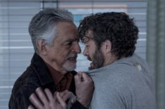 Joe Mantegna as David Rossi and Zach Gilford as Elias Voit — 'Criminal Minds: Evolution' Season 18 Episode 2 'The Zookeeper'