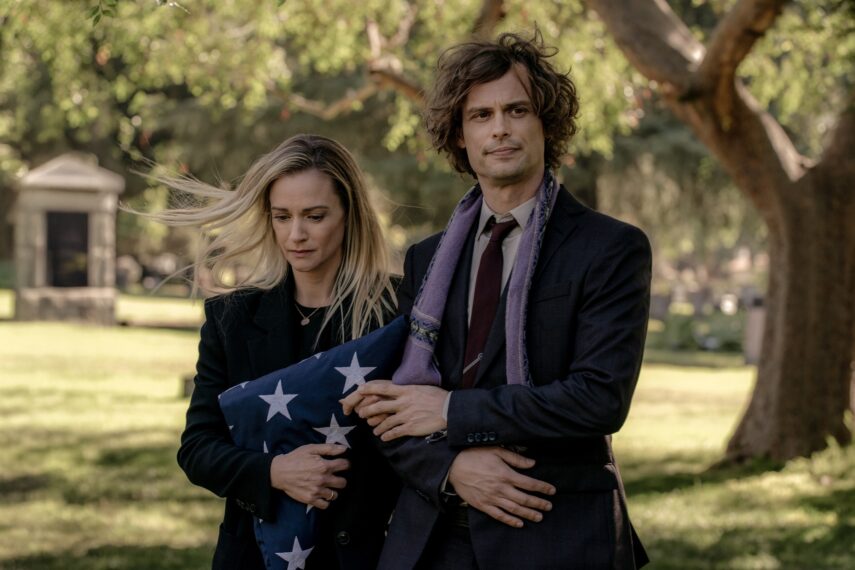 A.J. Cook as Jennifer ‘JJ’ Jareau and Matthew Gray Gubler as Spencer Reid — 'Criminal Minds: Evolution' Season 18 Episode 3 "Time to Say Goodbye"