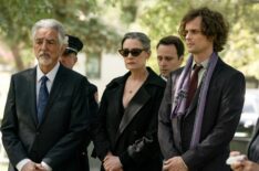 Joe Mantegna as David Rossi, Paget Brewster as Emily Prentiss, and Matthew Gray Gubler as Spencer Reid — 'Criminal Minds: Evolution' Season 18 Episode 3 'Time to Say Goodbye'