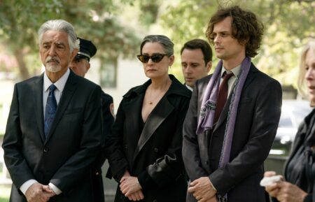 Joe Mantegna as David Rossi, Paget Brewster as Emily Prentiss, and Matthew Gray Gubler as Spencer Reid — 'Criminal Minds: Evolution' Season 18 Episode 3 