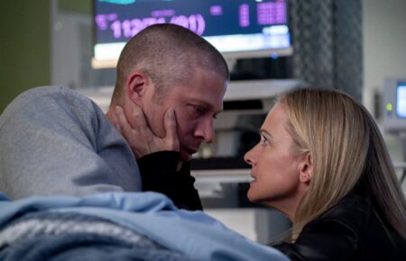 Zach Gilford as Elias Voit and A.J. Cook as Jennifer ‘JJ’ Jareau — 'Criminal Minds: Evolution' Season 18 Episode 4