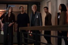 Paget Brewster as Emily Prentiss, Adam Rodriguez as Luke Alvez, Joe Mantegna as David Rossi, RJ Hatanaka as Tyler Green and Aisha Tyler as Dr. Tara Lewis — 'Criminal Minds: Evolution' Season 18 Episode 5