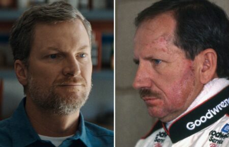 Dale Earnhardt Jr. and Dale Earnhardt Sr. in 'Earnhardt' documentary