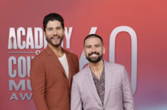 Dan Smyers and Shay Mooney of Dan + Shay attend the 60th Academy of Country Music Awards