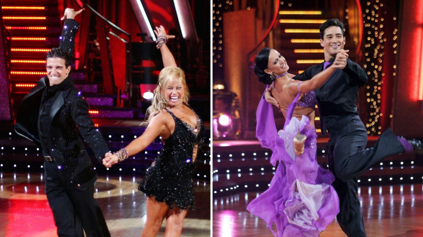 Mark Ballas and Sabrina Bryan; Karina Smirnoff and Mario Lopez on 'Dancing With the Stars'