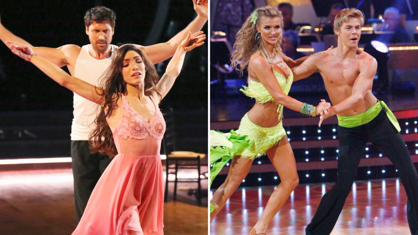 Meryl Davis, Maks Chmerkovskiy, Joanna Krupa, Derek Hough