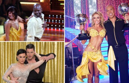 Cheryl Burke and Emmitt Smith, Kym Johnson and Hines Ward, and Rumer Willis and Valentin Chmerkovskiy of 'Dancing With the Stars'