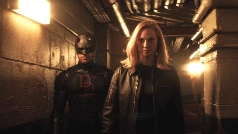 Charlie Cox and Deborah Ann Woll in 'Daredevil: Born Again' Season 2