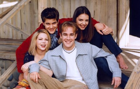 Michelle Williams, Joshua Jackson, James Van Der Beek, Katie Holmes of 'Dawson's Creek'