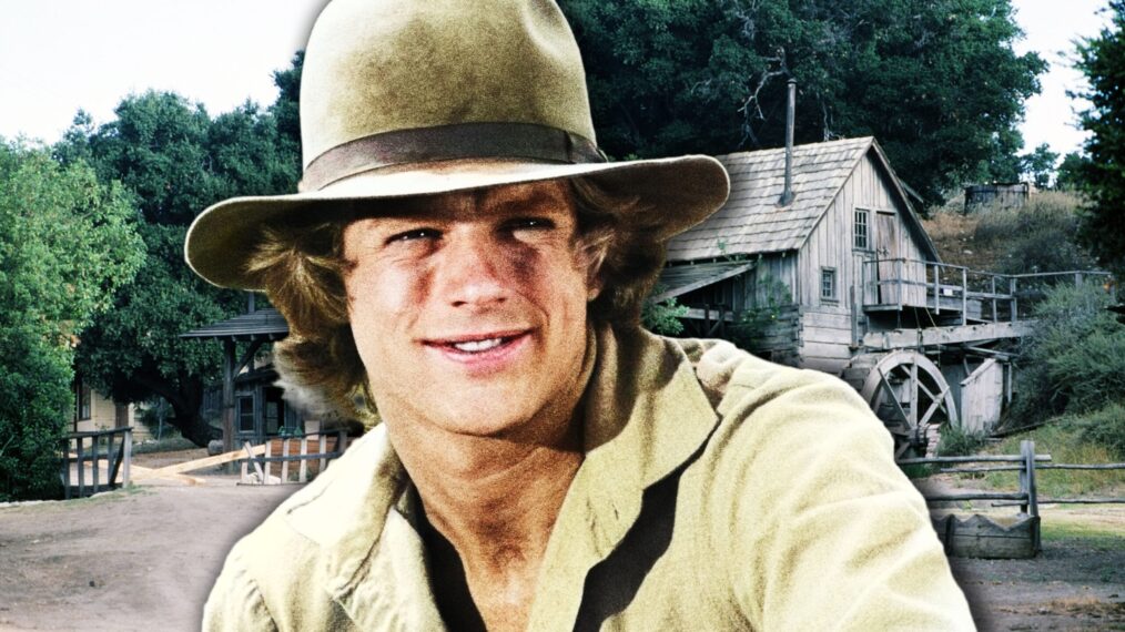 LITTLE HOUSE ON THE PRAIRIE, on set, with Dean Butler Composite(1983), 1974-1983.