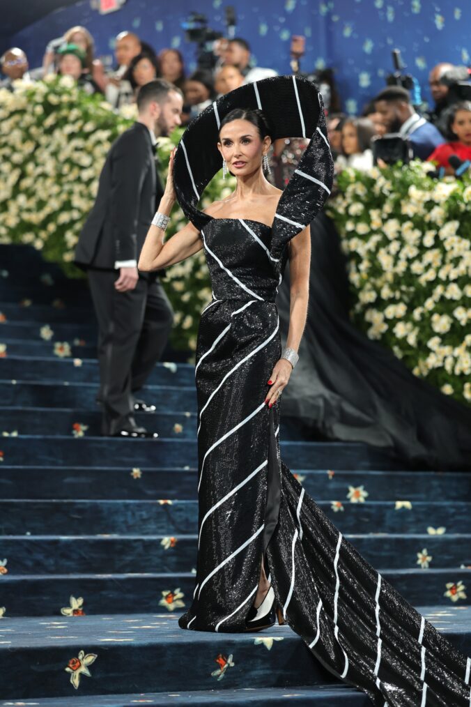 Demi Moore attends the 2025 Met Gala