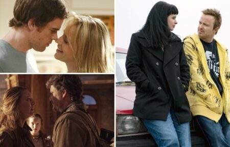 Michael C. Hill and Julie Benz in 'Dexter,' Krysten Ritter and Aaron Paul in 'Breaking Bad, and Anna Torv and Pedro Pascal in 'The Last of Us'