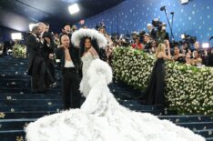 Evan Ross and Diana Ross attend the 2025 Met Gala