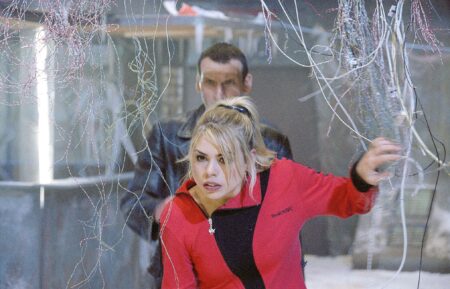 Billie Piper as Rose, Christopher Eccleston as the Ninth Doctor — 'Doctor Who' Season 1 Episode 17