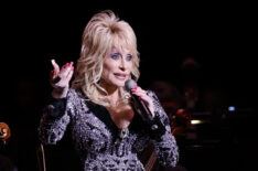 Dolly Parton speaks onstage at Dolly Parton's Threads: My Songs In Symphony World Premiere