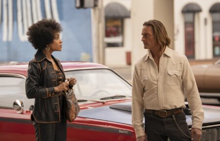 Rachel Hilson, Josh Holloway — 'Duster' Season 1 Episode 2