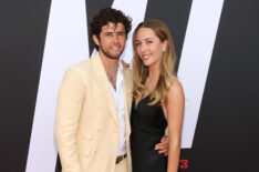 Jonathan Morgan Heit and Eden McCoy attend the 'Mission: Impossible – The Final Reckoning' Los Angeles Creators Screening at Paramount Pictures Studios on May 12, 2025, in Los Angeles, California.