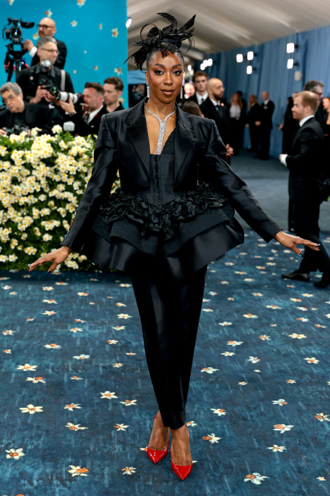 Ego Nwodim attends the 2025 Met Gala