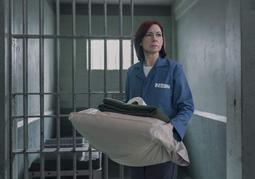 Carrie Preston as Elsbeth Tascioni in the 'Elsbeth' Season 2 finale, 'Ramen Holiday'