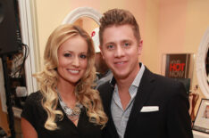 Emily Maynard and Jef Holm attend Fashion's Night Out at Macy's Herald Square