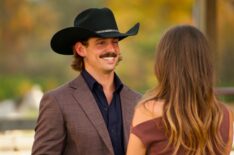 Farmer John with Dater Claire in the 'Farmer Wants a Wife' Season 3 finale