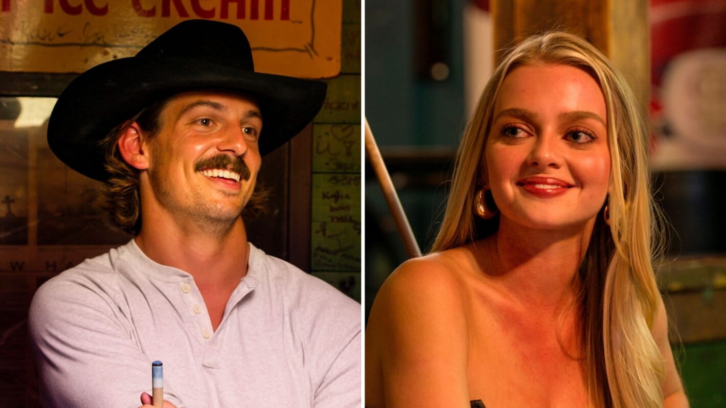 John Sansone and Samantha Riehl in 'Farmer Wants a Wife' Season 3