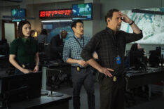 Vedette Lim as Elise Taylor, James Chen as Ian Lim, and Jeremy Sisto as Assistant Special Agent in Charge Jubal Valentine in 'FBI' Season 7 Episode 20, 'Startup'