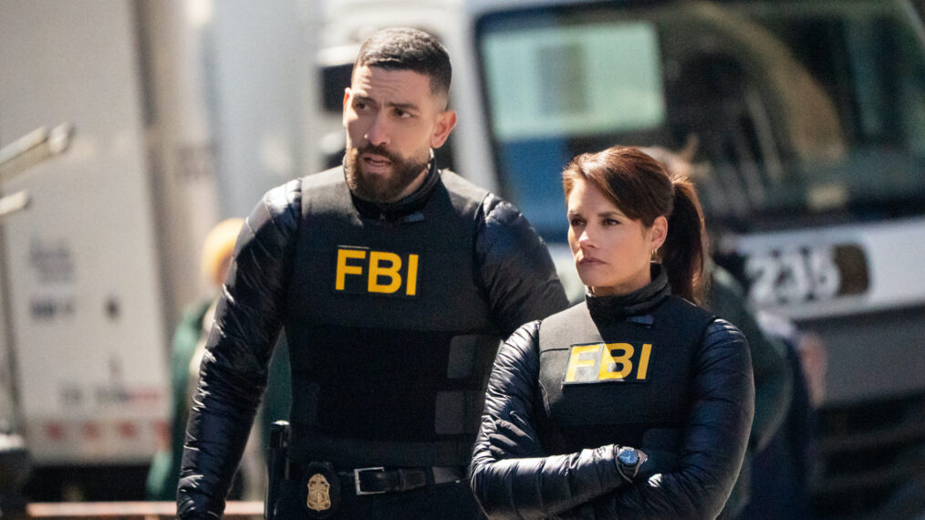 Zeeko Zaki as Special Agent Omar Adom ‘OA’ Zidan and Missy Peregrym as Special Agent Maggie Bell — 'FBI' Season 7 Episode 21 
