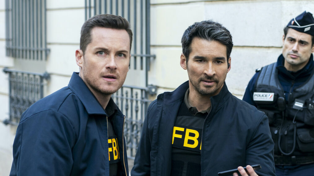 Jesse Lee Soffer as Supervisory Special Agent Wesley 'Wes' Mitchell and Jay Hayden as Agent Tyler Booth — 'FBI: International' Season 4 Episode 9 'The Kill Floor'