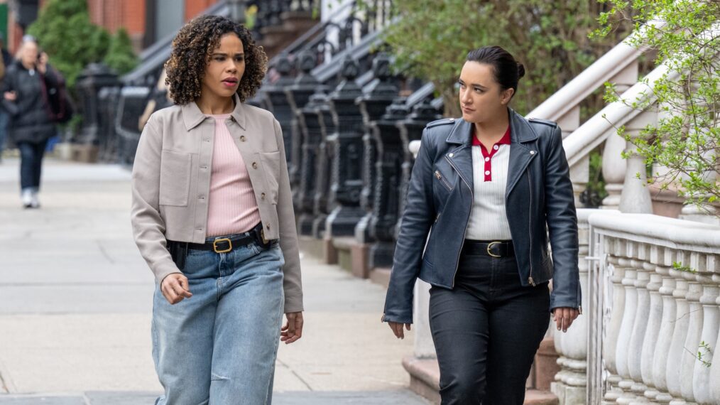 Roxy Sternberg as Special Agent Sheryll Barnes and Keisha Castle-Hughes as Special Agent Hana Gibson — 'FBI: Most Wanted' Season 6 Episode 21 'Souls on ICE'