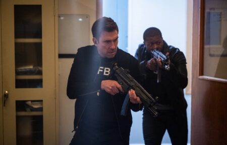 Dylan McDermott as Supervisory Special Agent Remy Scott and Edwin Hodge as Special Agent Ray Cannon — 'FBI: Most Wanted' Season 6 Episode 21