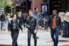 Keisha Castle-Hughes as Special Agent Hana Gibson, Dylan McDermott as Supervisory Special Agent Remy Scott, and Edwin Hodge as Special Agent Ray Cannon — 'FBI: Most Wanted' Series Finale 'The Circle Game'