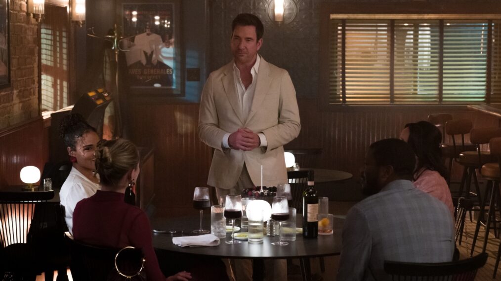 Roxy Sternberg as Special Agent Sheryll Barnes, Shantel VanSanten as Special Agent Nina Chase, Dylan McDermott as Supervisory Special Agent Remy Scott, Edwin Hodge as Special Agent Ray Cannon, and Keisha Castle-Hughes as Special Agent Hana Gibson — 'FBI: Most Wanted' Series Finale 'The Circle Game'