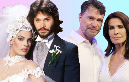 Kristian Alfonso and Peter Reckell as Hope and Bo on 'Days of our Lives'