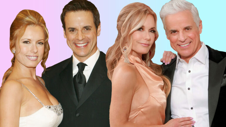 Tracey E. Bregman and Christian J. LeBlanc as Lauren and Michael on 'The Young and the Restless'