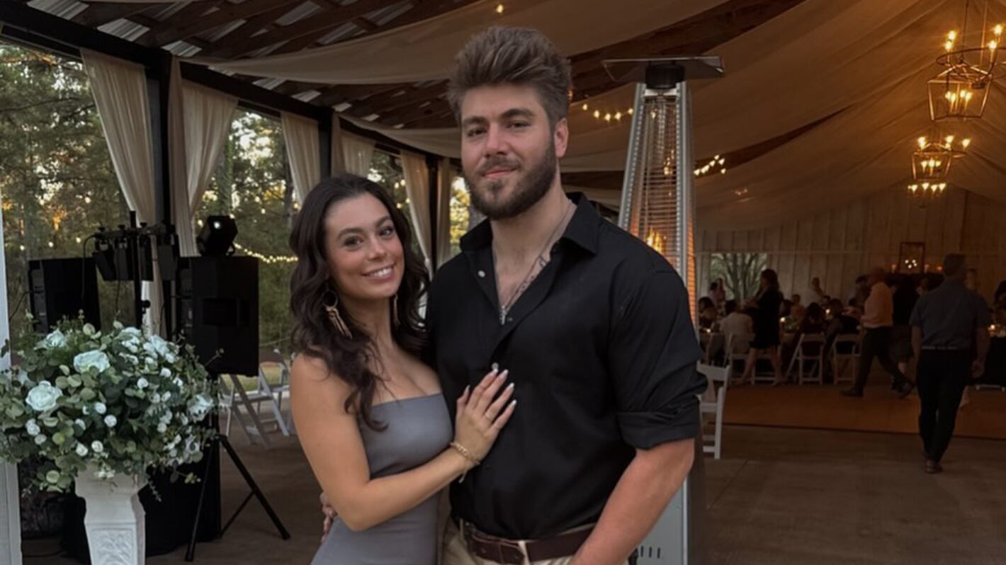Gus Smyrnios and Samantha Carucci